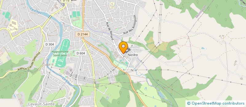 localisation de l'entreprise SC LES AMETHYSTES à MONTLUCON