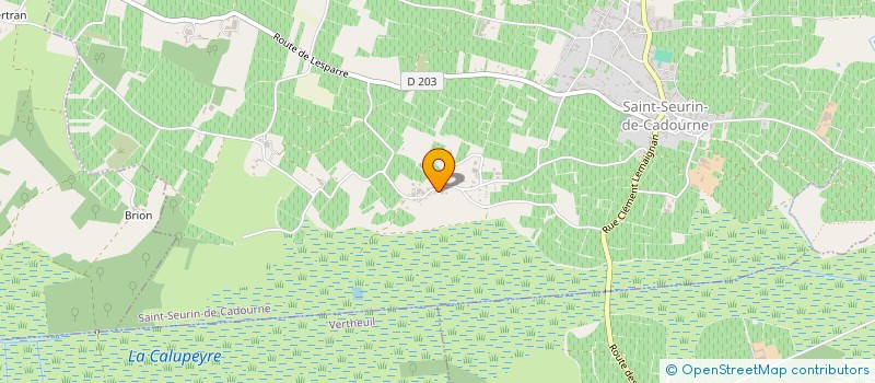 localisation de l'entreprise SC LES BELLIEUX  SAINT-SEURIN-DE-CADOURNE