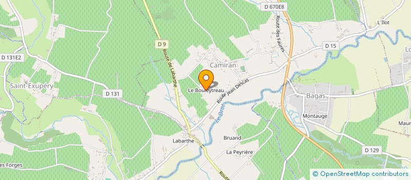 localisation de l'entreprise SC LES BERNACHES FIDELES  CAMIRAN