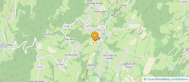 localisation de l'entreprise SC LES BERTHETS  LA MURAZ