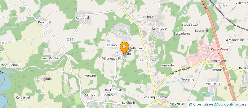 localisation de l'entreprise SC LES CAMELIAS  GUIDEL