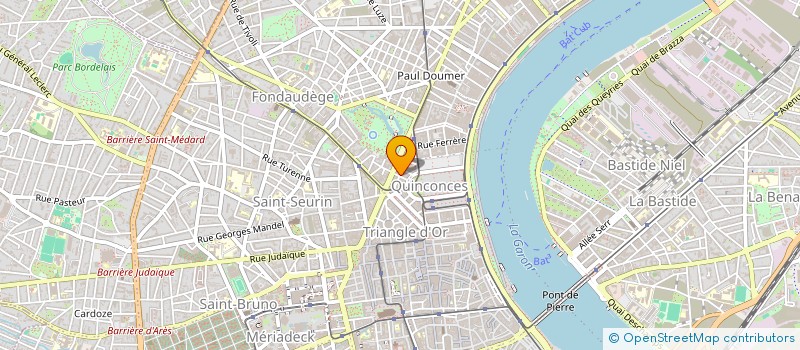 localisation de l'entreprise SC LES CHENES VERTS à BORDEAUX