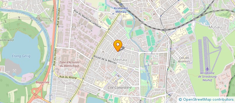 localisation de l'entreprise SC LES CHEVREUILS  STRASBOURG