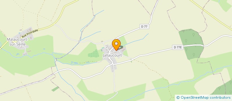 localisation de l'entreprise SC LES FABRIQUES  JALLAUCOURT