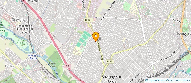 localisation de l'entreprise SC LES FLEURS à SAVIGNY-SUR-ORGE