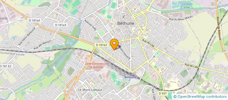 localisation de l'entreprise SC LES GABOUS  BETHUNE