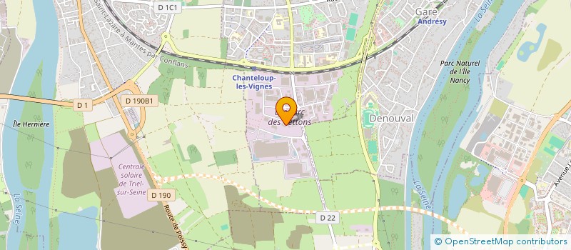 localisation de l'entreprise SC LES JJ  CHANTELOUP-LES-VIGNES