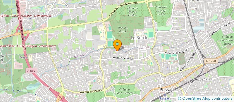 localisation de l'entreprise SC LES LAVANDIERES  PESSAC