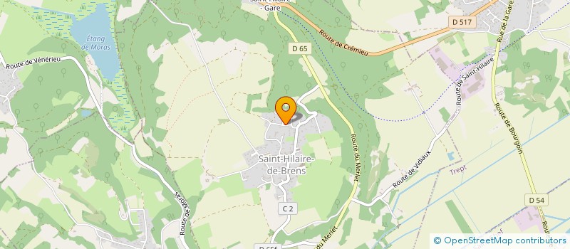 localisation de l'entreprise SC LES LOGIS DU RUISSEAU  SAINT-HILAIRE-DE-BRENS