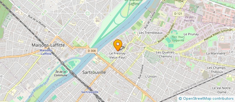 localisation de l'entreprise SC LES LYS  SARTROUVILLE