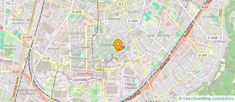 localisation de l'entreprise SC LES MESANGES A FACETTES  GRENOBLE