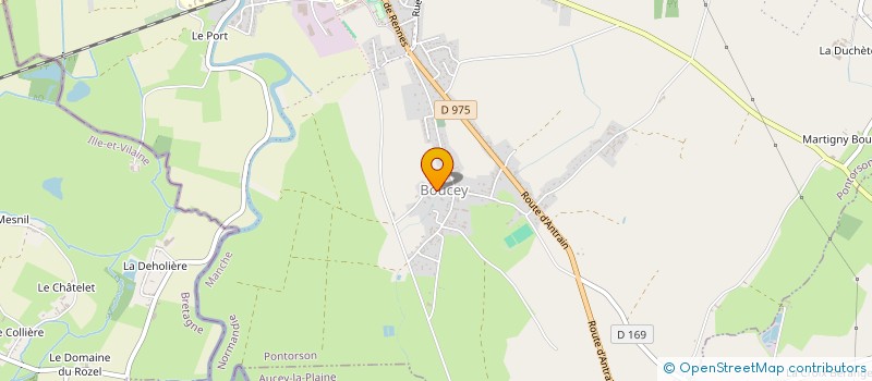 localisation de l'entreprise SC LES MYOSOTIS  PONTORSON