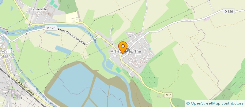 localisation de l'entreprise SC. LES PASCAUX  ART-SUR-MEURTHE