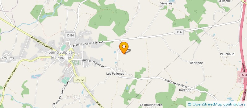 localisation de l'entreprise SC LES ROCHERS à SAINT-SULPICE-LES-FEUILLES