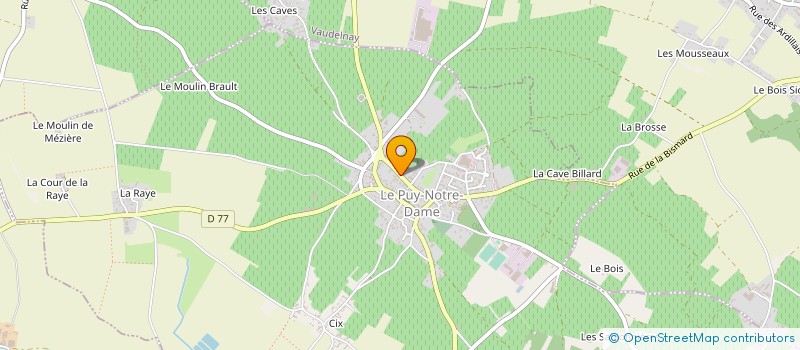 localisation de l'entreprise SC LES ROCHES DE LOUDUN  LE PUY-NOTRE-DAME