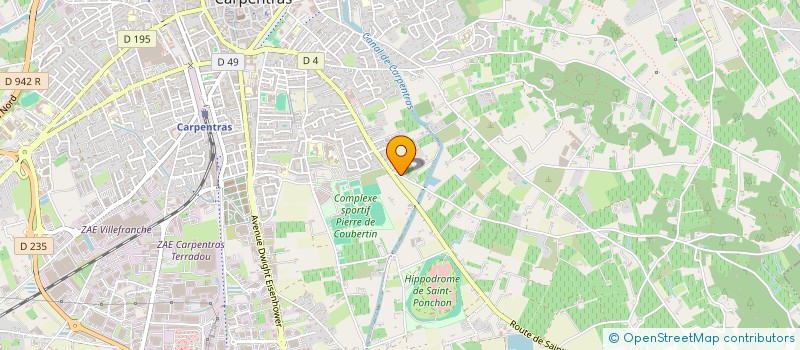 localisation de l'entreprise SC LES TINTINS  CARPENTRAS