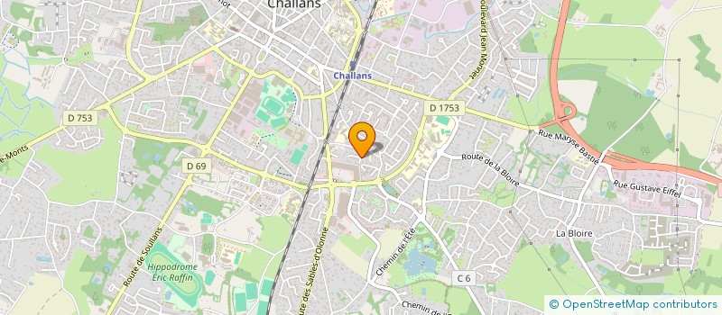 localisation de l'entreprise SC LES TROIS CHENES à CHALLANS