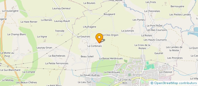 localisation de l'entreprise SC LES TROIS HIRONDELLES  BRETEIL