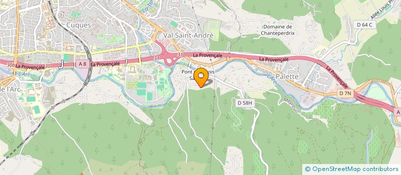 localisation de l'entreprise SC LES TROIS SAUTETS  MEYREUIL