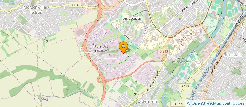 localisation de l'entreprise SC LES VIGNERONS  BRUNSTATT-DIDENHEIM