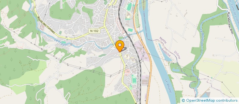 localisation de l'entreprise SC LES VIGNES  LE TEIL