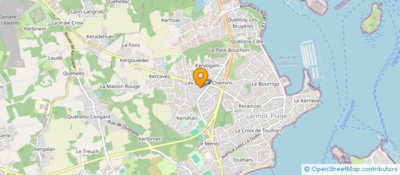 localisation de l'entreprise SC LES VIOLETTES  LARMOR-PLAGE