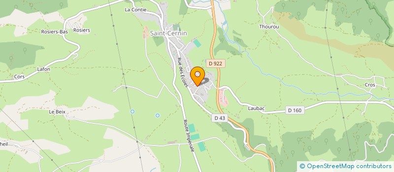 localisation de l'entreprise SC LESMARIE à SAINT-CERNIN