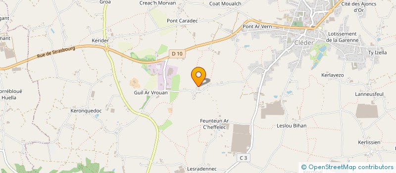 localisation de l'entreprise SC LEVIK  CLEDER