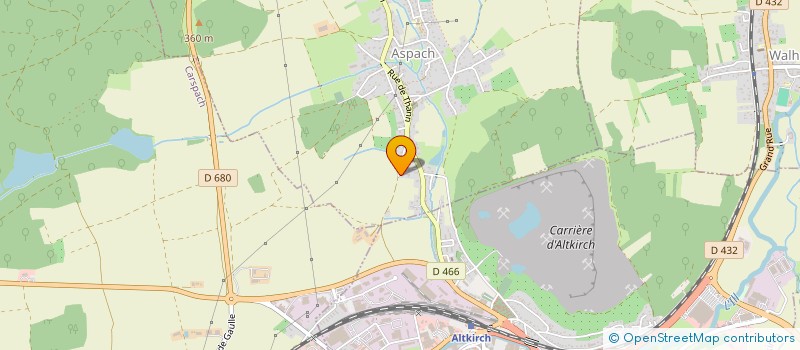 localisation de l'entreprise SC LF  ASPACH