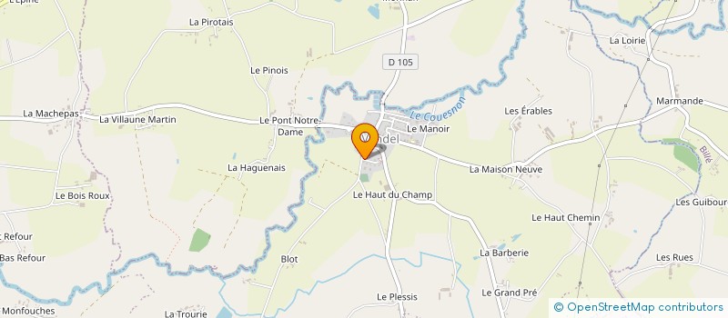 localisation de l'entreprise SC LGG-EVD  SAINT-AUBIN-DU-CORMIER