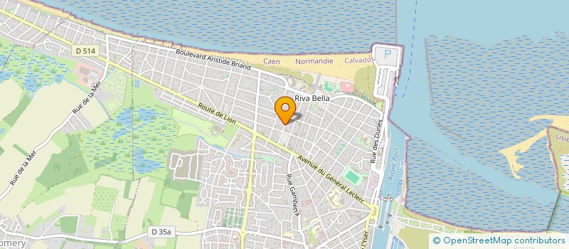 localisation de l'entreprise SC LIBERATION  OUISTREHAM