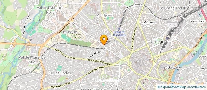 localisation de l'entreprise SC LIBERTE à LIMOGES