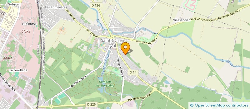 localisation de l'entreprise SC LICEEM  SAINT-CYR-EN-VAL