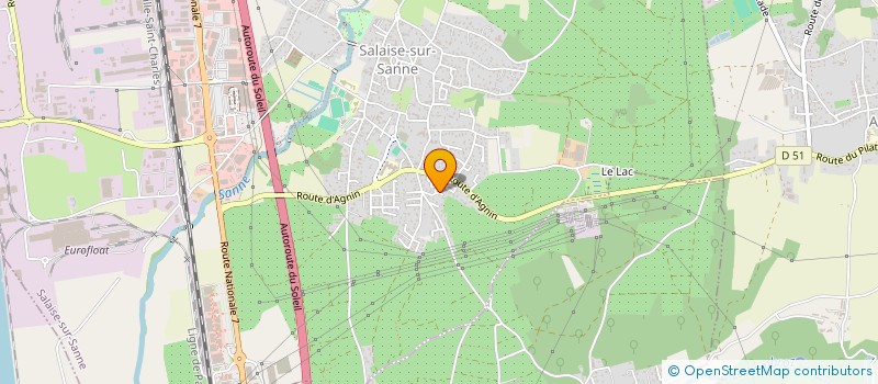 localisation de l'entreprise SC LILI  SALAISE-SUR-SANNE