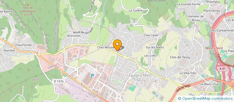 localisation de l'entreprise SC LILO  EPAGNY METZ-TESSY