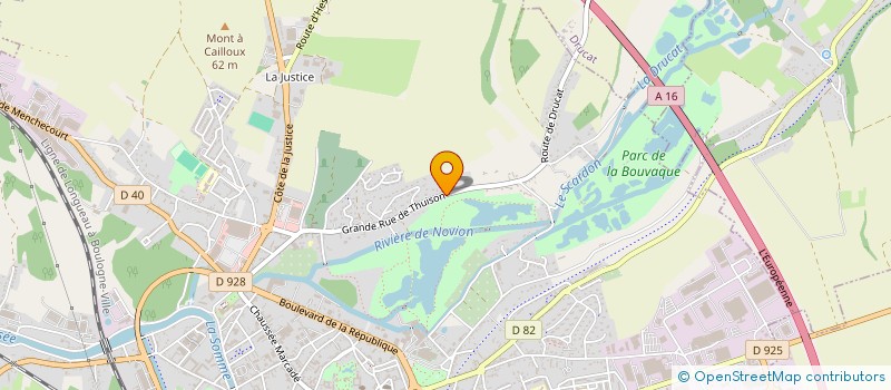 localisation de l'entreprise SC LINE'TRAVEL  ABBEVILLE