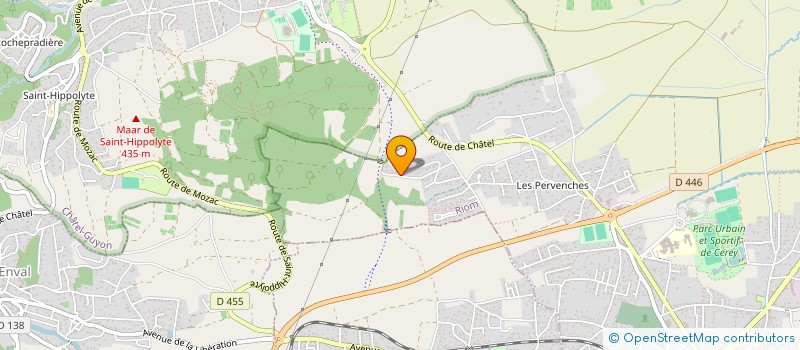 localisation de l'entreprise SC LINIA  RIOM