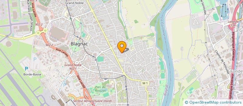 localisation de l'entreprise SC LIOCLEL  BLAGNAC