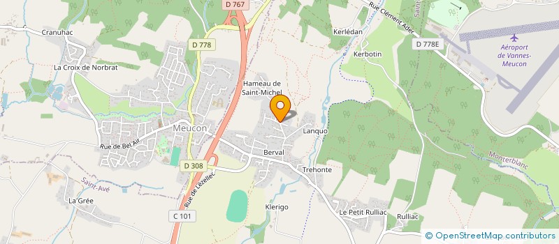 localisation de l'entreprise SC LM  SAINT-AVE