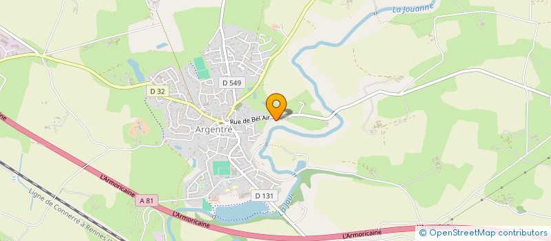 localisation de l'entreprise SC LMF  SOULGE-SUR-OUETTE