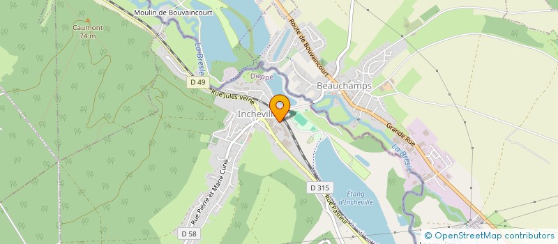 localisation de l'entreprise SC'LOC  INCHEVILLE