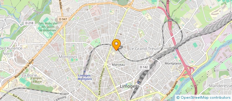 localisation de l'entreprise SC LOCATION  LIMOGES