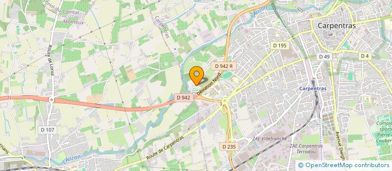 localisation de l'entreprise SC LOGISTIQUE à CARPENTRAS