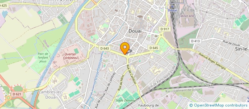 localisation de l'entreprise SC LOISEAU à DOUAI