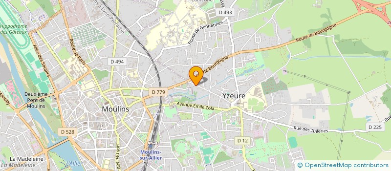 localisation de l'entreprise SC LOPERA  YZEURE