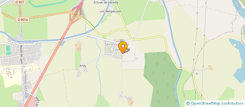 localisation de l'entreprise SC LORBAT'S IMMOBILIER  SERMOISE-SUR-LOIRE