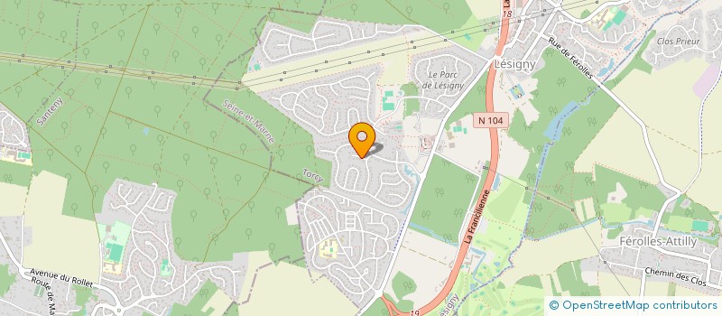 localisation de l'entreprise SC LORENSSIA  LESIGNY