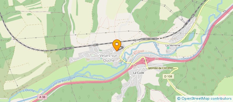 localisation de l'entreprise SC LORION  VELARS-SUR-OUCHE