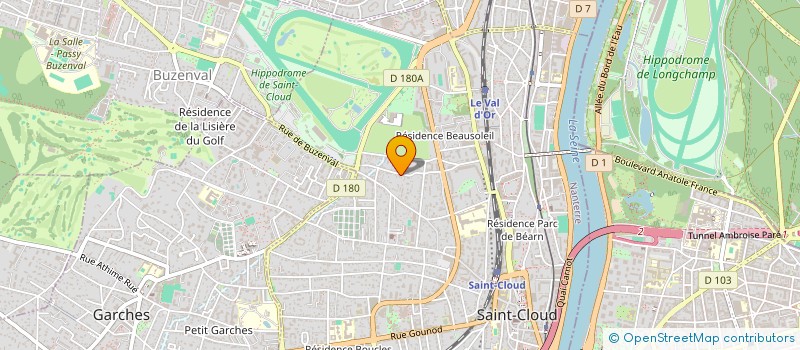 localisation de l'entreprise SC LOUBINVEST à SAINT-CLOUD