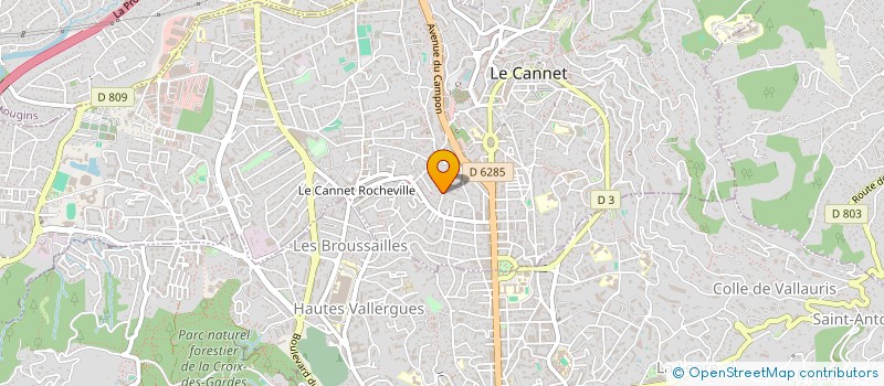 localisation de l'entreprise SC LOUISE à LE CANNET